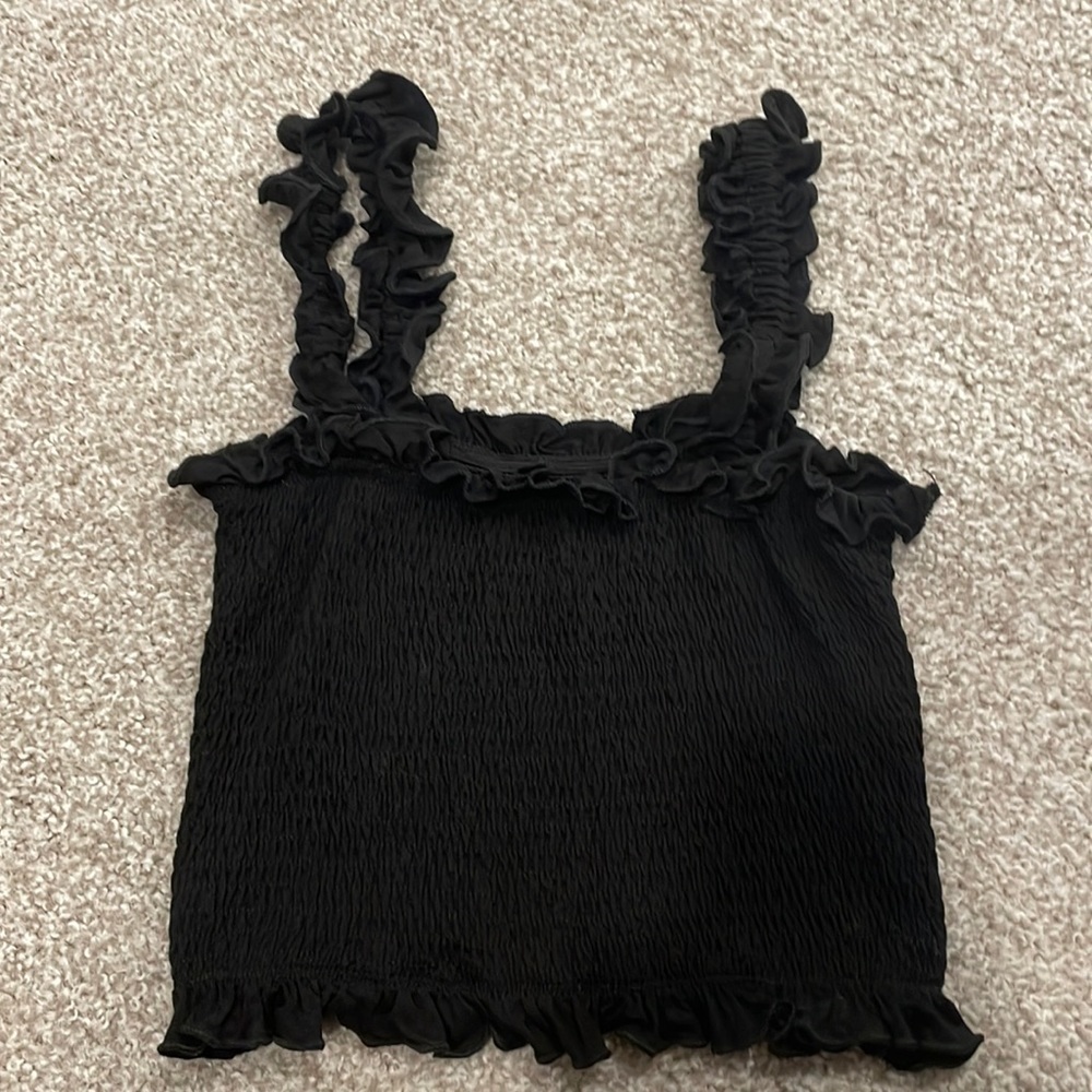 Black tank top